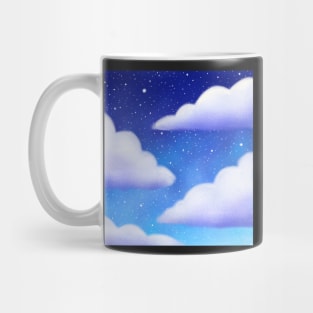 Cloudy night sky Mug